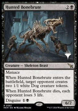Hunted Bonebrute (V.2)⁣ - Murders at Karlov Manor: Promos⁣ (Rare)⁣ [87]