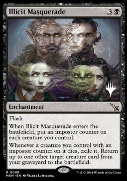 Illicit Masquerade (V.2)⁣ - Murders at Karlov Manor: Promos⁣ (Rare)⁣ [88]