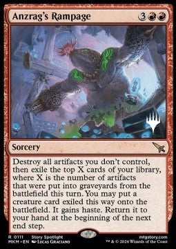 Anzrag's Rampage (V.2)⁣ - Murders at Karlov Manor: Promos⁣ (Rare)⁣ [111]