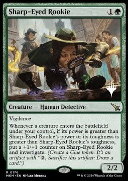 Sharp-Eyed Rookie (V.2)⁣ - Murders at Karlov Manor: Promos⁣ (Rare)⁣ [176]