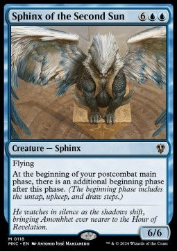 Sphinx of the Second Sun⁣ - Commander: Murders at Karlov Manor⁣ (Mythic)⁣ [118]