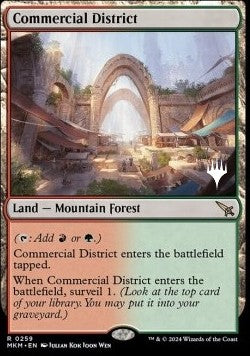 Commercial District (V.2)⁣ - Murders at Karlov Manor: Promos⁣ (Rare)⁣ [259]