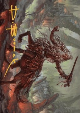 Art Series: Yarus, Roar of the Old Gods (V.2)⁣ - Murders at Karlov Manor: Extras⁣ (Tip Card)⁣ [A24]