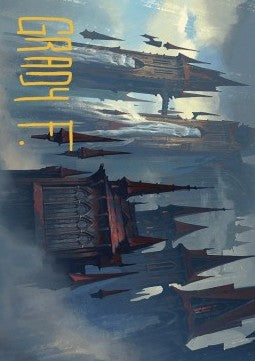 Art Series: Thundering Falls (V.2)⁣ - Murders at Karlov Manor: Extras⁣ (Tip Card)⁣ [A27]