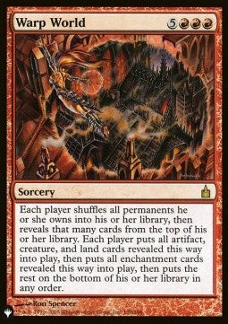 Warp World⁣ - Secret Lair Commander Deck: Raining Cats and Dogs⁣ (Rare)⁣ [159]