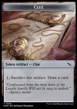 Clue Token // Art Card (V.5)⁣ - Murders at Karlov Manor: Tokens⁣ (Token)⁣ [T 18/45]
