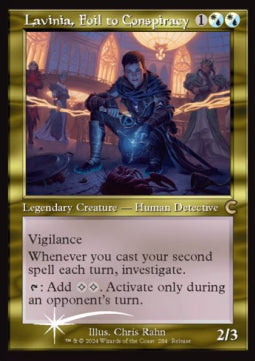 Lavinia, Foil to Conspiracy⁣ - Murders at Karlov Manor: Promos⁣ (Rare)⁣ [284]