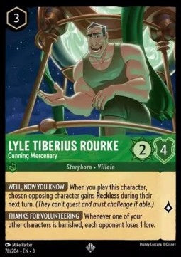 Lyle Tiberius Rourke - Cunning Mercenary⁣ - Into the Inklands⁣ (Super Rare)⁣ [78]