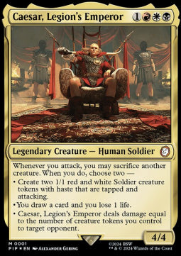Caesar, Legion's Emperor⁣ - Universes Beyond: Fallout⁣ (Mythic)⁣ [1]