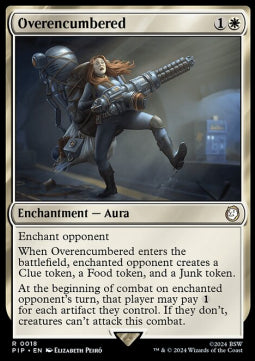 Overencumbered⁣ - Universes Beyond: Fallout⁣ (Rare)⁣ [18]
