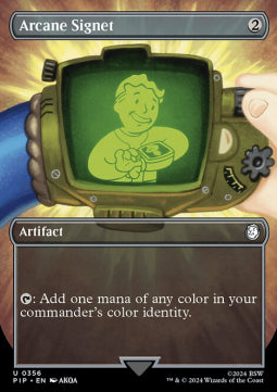Arcane Signet (V.1) - Universes Beyond: Fallout: Extras (Uncommon) [XPIP-356]