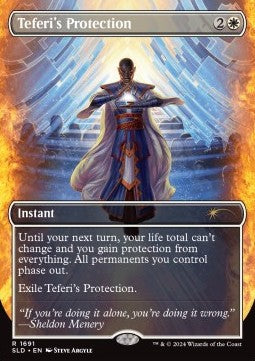 Teferi's Protection⁣ - Secret Lair Drop Series: Sheldon's Spellbook⁣ (Rare)⁣ [1691]