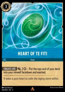 Heart of Te Fiti⁣ - Into the Inklands⁣ (Rare)⁣ [164]