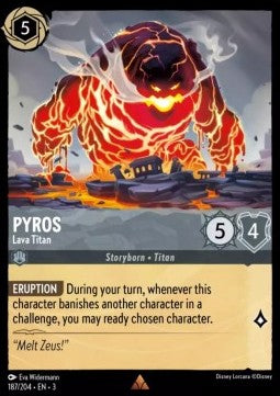 Pyros - Lava Titan⁣ - Into the Inklands⁣ (Rare)⁣ [187]