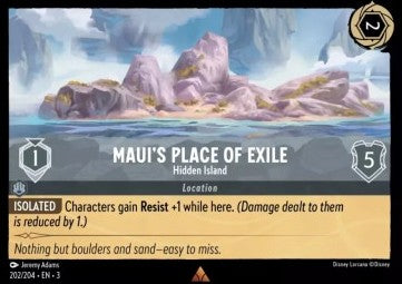 Maui's Place of Exile - Hidden Island⁣ - Into the Inklands⁣ (Rare)⁣ [202]