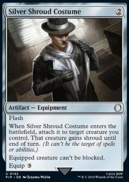 Silver Shroud Costume⁣ - Universes Beyond: Fallout⁣ (Uncommon)⁣ [142]