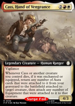 Cass, Hand of Vengeance (V.3)⁣ - Universes Beyond: Fallout: Extras⁣ (Rare)⁣ [938]