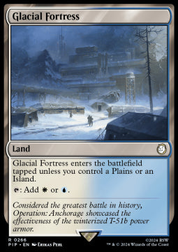 Glacial Fortress⁣ - Universes Beyond: Fallout⁣ (Rare)⁣ [266]