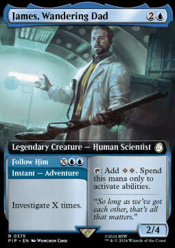 James, Wandering Dad // Follow Him (V.1)⁣ - Universes Beyond: Fallout: Extras⁣ (Rare)⁣ [375]