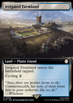 Irrigated Farmland (V.1)⁣ - Universes Beyond: Fallout: Extras⁣ (Rare)⁣ [499]