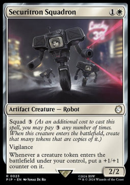 Securitron Squadron⁣ - Universes Beyond: Fallout⁣ (Rare)⁣ [23]