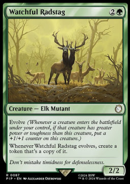 Watchful Radstag⁣ - Universes Beyond: Fallout⁣ (Rare)⁣ [87]