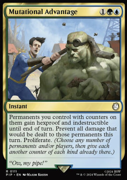 Mutational Advantage⁣ - Universes Beyond: Fallout⁣ (Rare)⁣ [111]