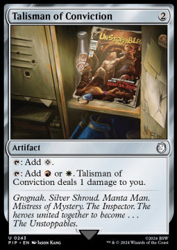 Talisman of Conviction⁣ - Universes Beyond: Fallout⁣ (Uncommon)⁣ [243]