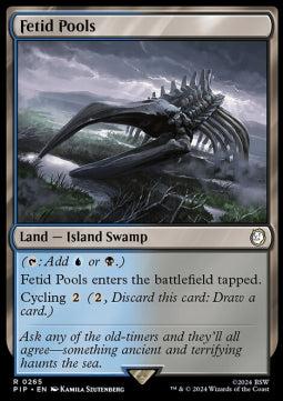 Fetid Pools⁣ - Universes Beyond: Fallout⁣ (Rare)⁣ [265]