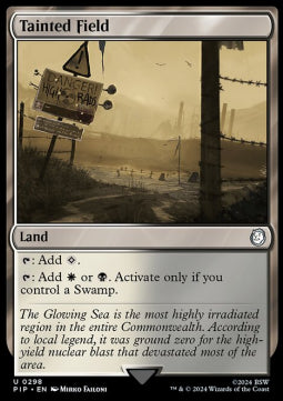 Tainted Field⁣ - Universes Beyond: Fallout⁣ (Uncommon)⁣ [298]