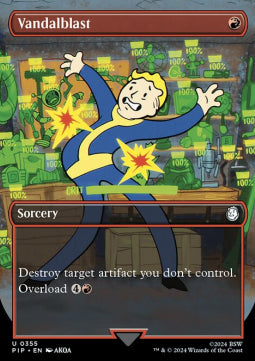 Vandalblast (V.1)⁣ - Universes Beyond: Fallout: Extras⁣ (Uncommon)⁣ [355]