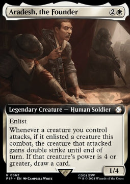Aradesh, the Founder (V.1)⁣ - Universes Beyond: Fallout: Extras⁣ (Rare)⁣ [362]