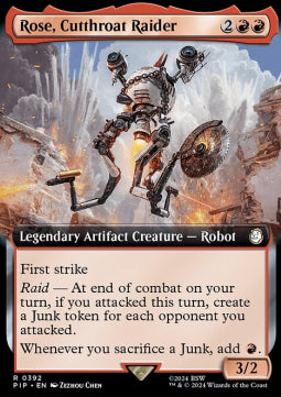 Rose, Cutthroat Raider (V.1)⁣ - Universes Beyond: Fallout: Extras⁣ (Rare)⁣ [392]