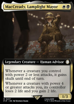 MacCready, Lamplight Mayor (V.1)⁣ - Universes Beyond: Fallout: Extras⁣ (Rare)⁣ [417]