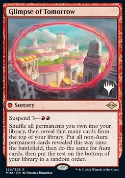 Glimpse of Tomorrow⁣ - Murders at Karlov Manor: Promos⁣ (Rare)⁣ [129]
