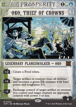Oko, Thief of Crowns (V.1)⁣ - Breaking News⁣ (Mythic)⁣ [50]