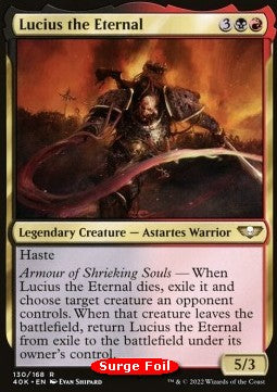 Lucius the Eternal (V.2)⁣ - Universes Beyond: Warhammer 40,000⁣ (Rare)⁣ [130]