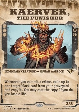 Kaervek, the Punisher⁣ - Outlaws of Thunder Junction: Extras⁣ (Rare)⁣ [289]