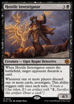 Hostile Investigator (V.1)⁣ - The Big Score⁣ (Mythic)⁣ [10]