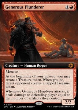 Generous Plunderer (V.3)⁣ - The Big Score⁣ (Mythic)⁣ [76]