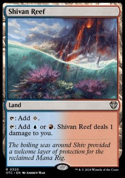 Shivan Reef⁣ - Commander: Outlaws of Thunder Junction⁣ (Rare)⁣ [320]