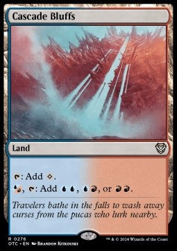 Cascade Bluffs⁣ - Commander: Outlaws of Thunder Junction⁣ (Rare)⁣ [276]