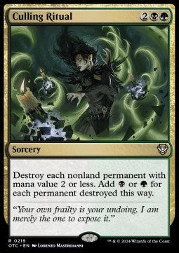 Culling Ritual⁣ - Commander: Outlaws of Thunder Junction⁣ (Rare)⁣ [219]