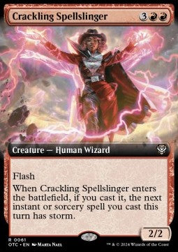 Crackling Spellslinger⁣ - Commander: Outlaws of Thunder Junction: Extras⁣ (Rare)⁣ [61]