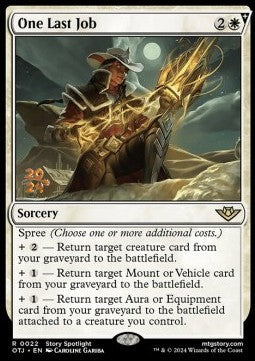 One Last Job (V.1)⁣ - Outlaws of Thunder Junction: Promos⁣ (Rare)⁣ [22]