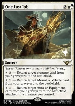 One Last Job (V.2)⁣ - Outlaws of Thunder Junction: Promos⁣ (Rare)⁣ [22]