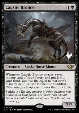 Caustic Bronco (V.2) - Outlaws of Thunder Junction: Promos (Rare) [POTJ-82]