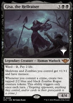 Gisa, the Hellraiser (V.2) - Outlaws of Thunder Junction: Promos (Mythic) [POTJ-89]