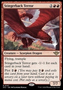 Stingerback Terror (V.2)⁣ - Outlaws of Thunder Junction: Promos⁣ (Rare)⁣ [147]