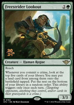 Freestrider Lookout (V.1) - Outlaws of Thunder Junction: Promos (Rare) [POTJ-163]
